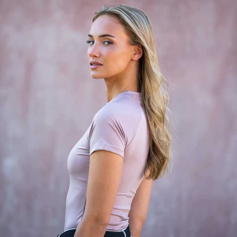 Equestrian stockholm t-shirt "Dynamic Base Layer" - Midsummer Blush