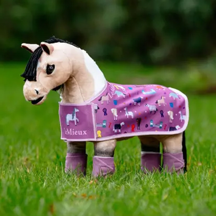 Lemieux "Mini Pony" dækken med print - mallow