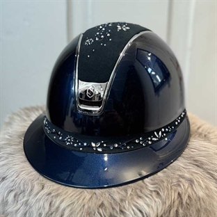 Samshield Miss Shield Glossy 2.0 - navy/Chrome m. Flower Swarovski Jewelry