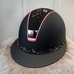 Samshield Miss Shield Shadowmatt 2.0 - sort/Baby Pink m. Flower Swarovski Jewelry, pink