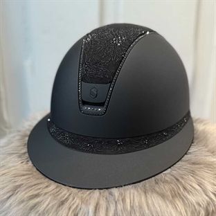 Samshield Miss Shield Shadowmatt 2.0 - sort/matt black m. Spring Flower + 300 Swarovski