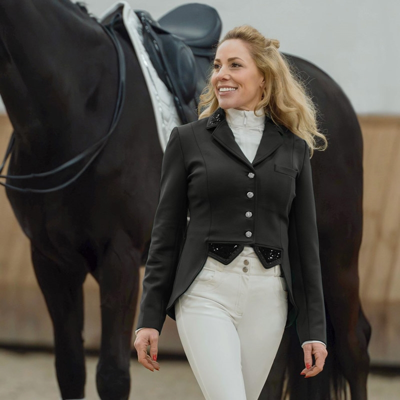 Harrys Horse stævnejakke "Montpellier" - sort