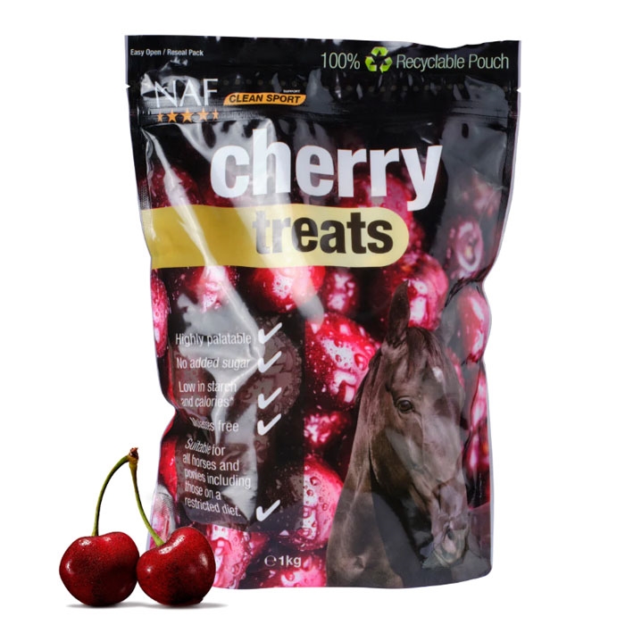 NAF Cherry Treats hestegodbidder 1 kg.