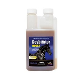 NAF Respirator Boost 500ml. - til heste der hoster, heste med astma, pollenallergi mm.