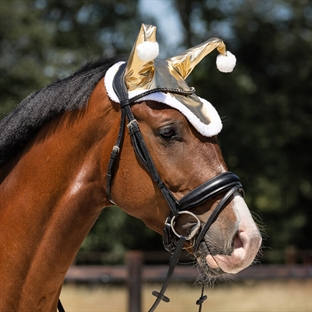 QHP Nissehue til hest og pony - guld