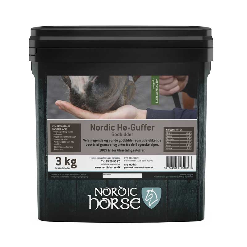 Nordic Horse Hø Guffer 3kg.