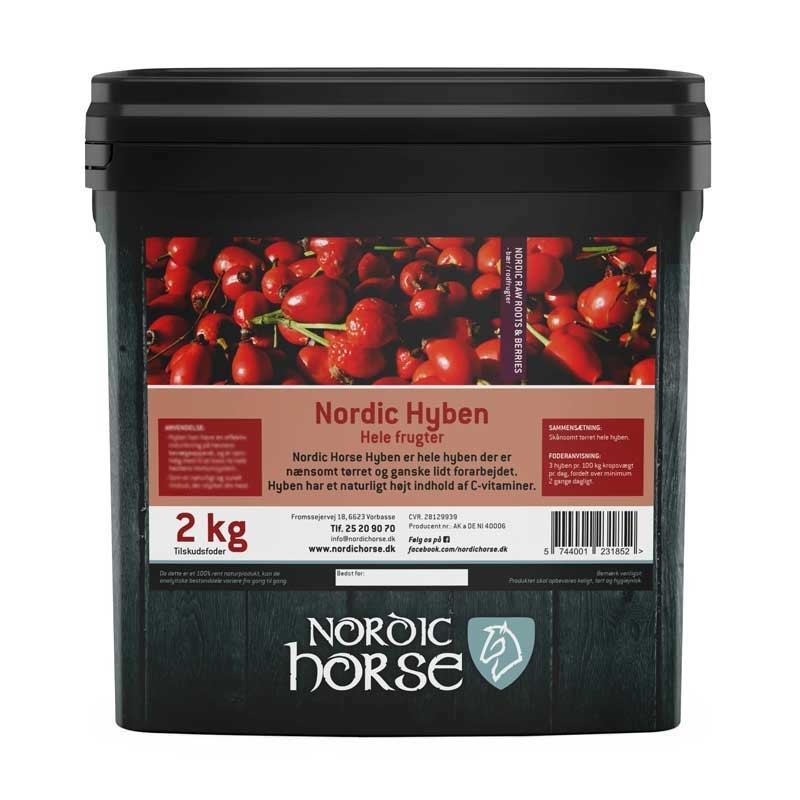 Nordic Horse Hyben (hele) 2kg.