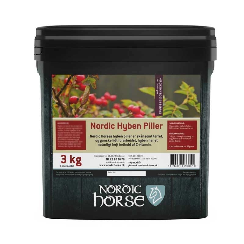 Nordic Horse Hyben Piller 3kg.