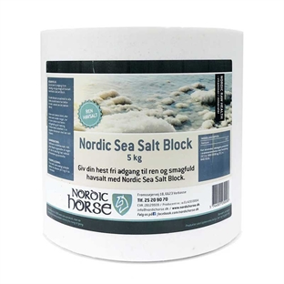 Nordic Horse Sea Salt Block - Neutral 5kg.