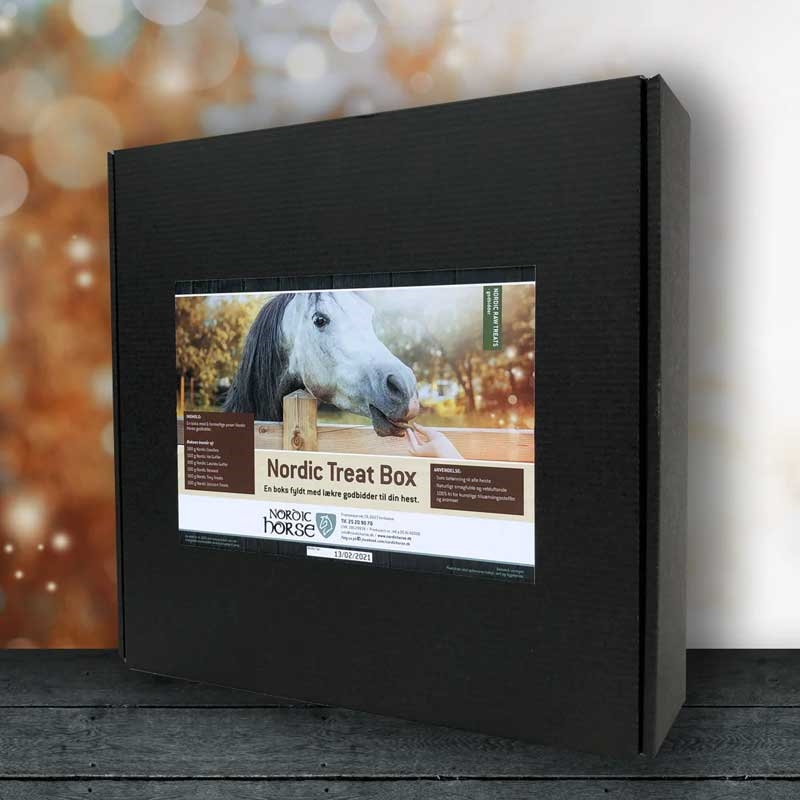 Nordic Horse Treat Box - Godbids boks