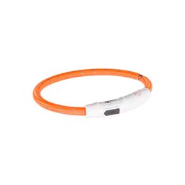 Safer life usb flash lysring orange - M 45cm/ø7mm