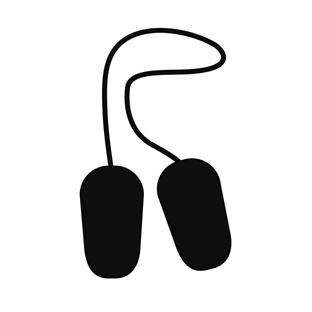 HorseGuard ørepropper Foam - sort