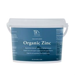 Blue Hors Organic Zinc 1 kg. - zink til heste med sart hud - Køb hos Lundemøllen