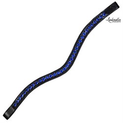 OS pandebånd "XL Swarovski" unicoloured - capri blue