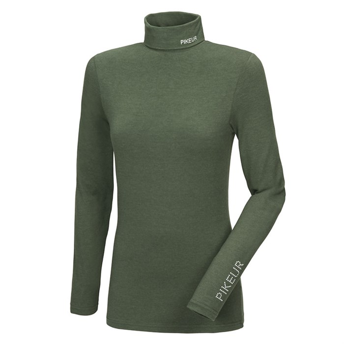 Pikeur "Sina" rullekrave bluse - ivy green