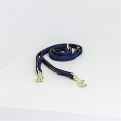 Kentucky hundeline "Plaited" 200cm. - navy