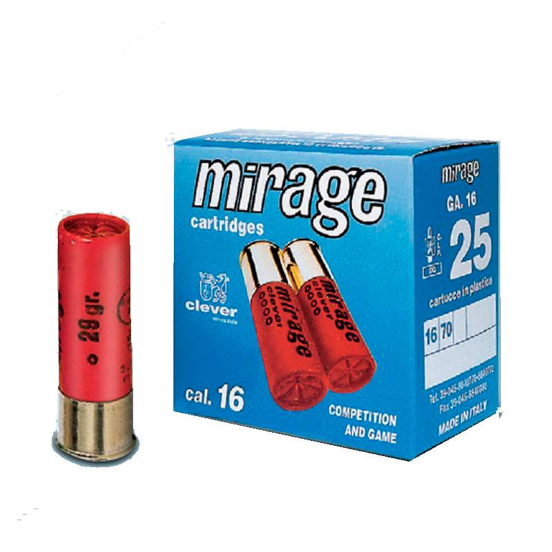 Clever Mirage, stål, 410 ms, 24g, 16 mm, kaliber 16/70, størrelse 1