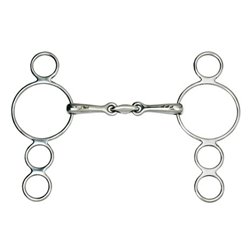 HorseGuard Royal Steel 3-ringsbid, 3-delt