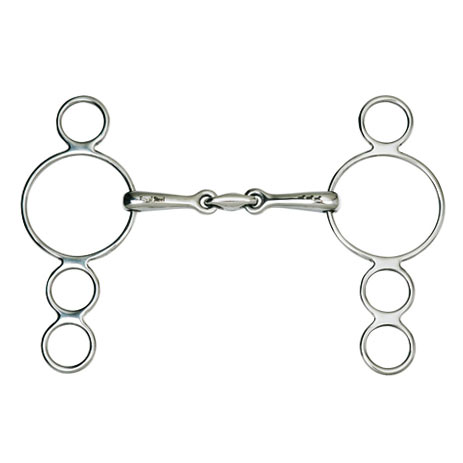 HorseGuard Royal Steel 3-ringsbid, 3-delt