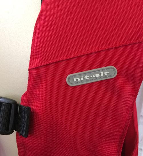 Hit Air sikkerhedsvest kort model r d