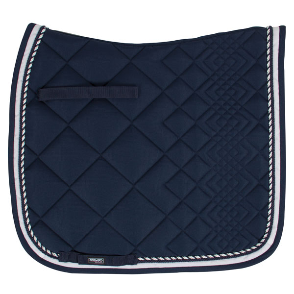 Catago diamond sadelunderlag navy hvid