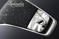 Samshield Shadowmatt ridehjelm med Crystal Fabric stjernehimmel og Swarovski krystaller