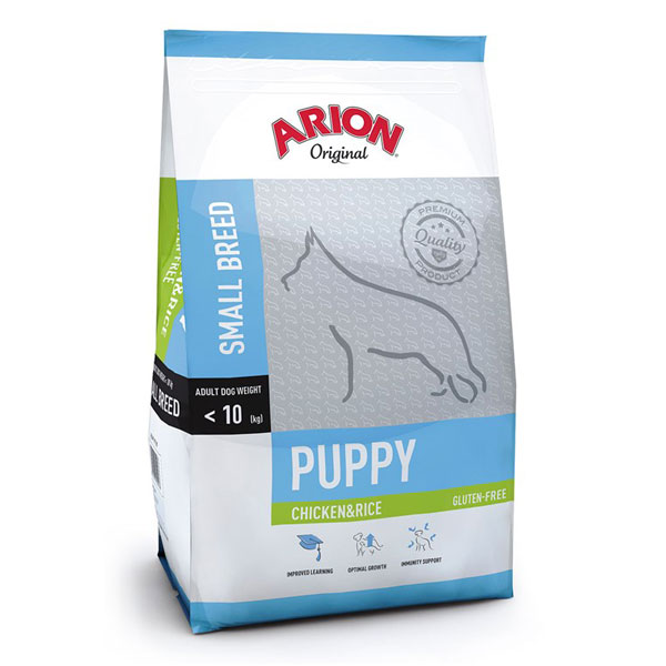 Arion Puppy Small Breed Chicken  Rice 7,5 kg.