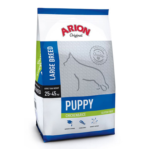 Arion Puppy Large Breed Chicken  Rice 12 kg. 