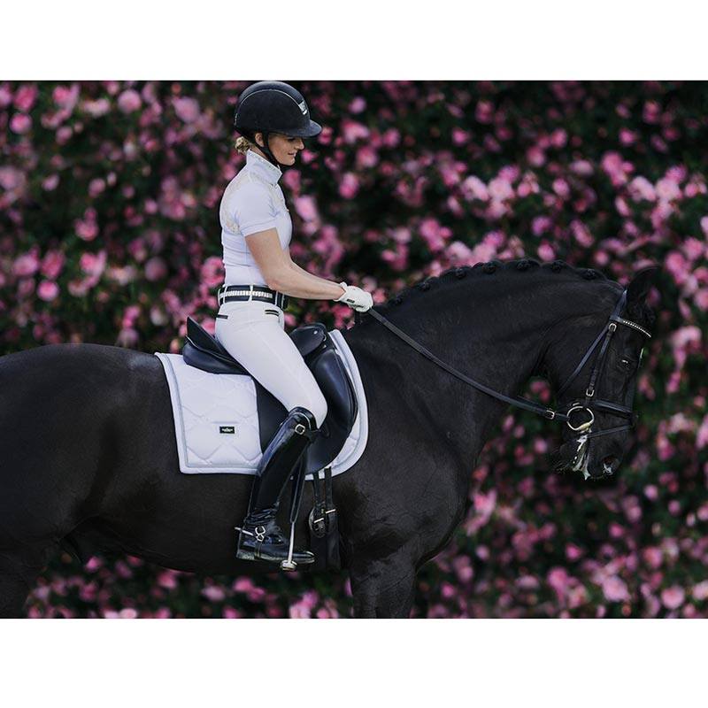 Equestrian Stockholm underlag White Perfection Silver