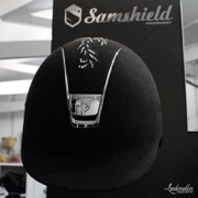 Samshield Premium Alcantara ridehjelm med Flower Swarovski