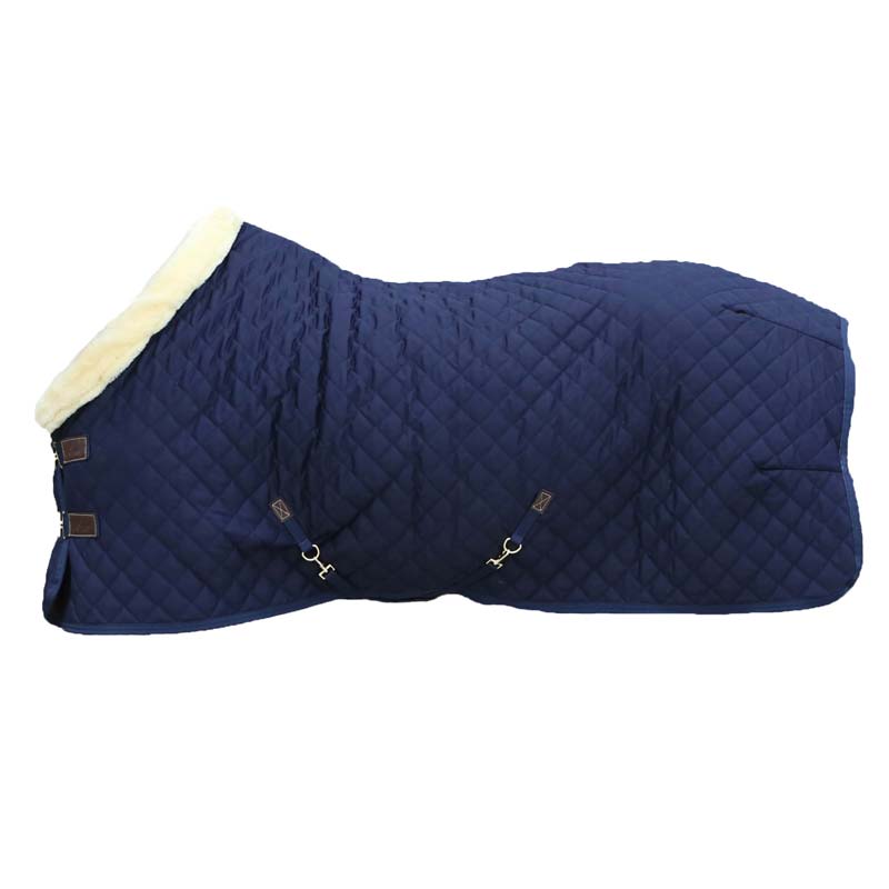 Kentucky dækken "Show Rug" 160g. - navy blå - cooler dækken 