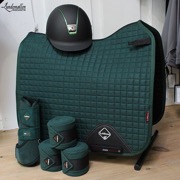 LeMieux Dressage Cotton underlag - racing green