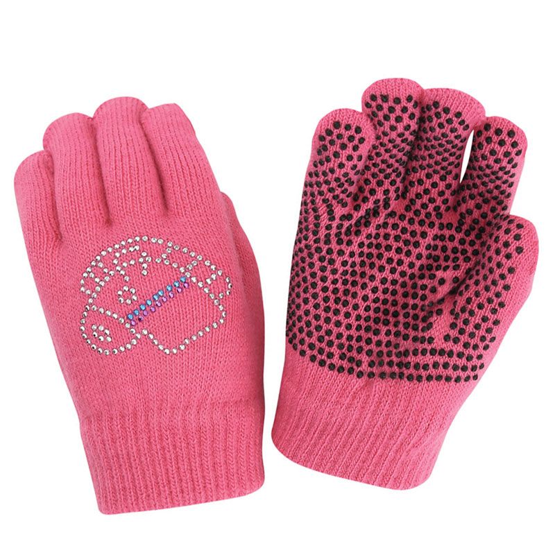 Magic handsker Pink krystaller-onesize