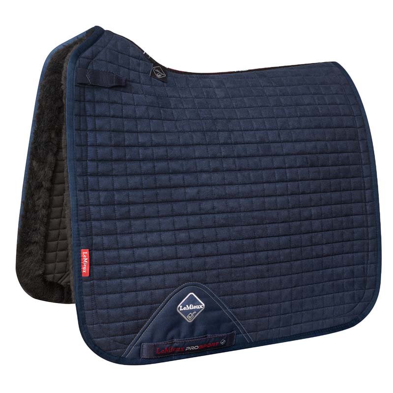 LeMieux Dressage "Sensitive Skin" Luxury underlag - navy