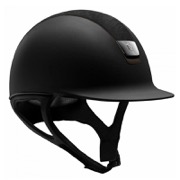 Samshield Shadowmatt ridehjelm med top i Alcantara og trim i Bronze