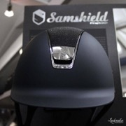 Samshield Shadowmatt i navy med Crystal Fabric