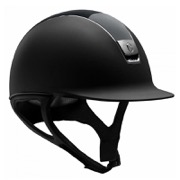 Samshield Shadowmatt ridehjelm med top i Glossy og krystaller