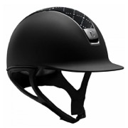 Samshield Shadowmatt ridehjelm med top i Lozenge Swarovski