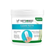 Vet's Best - Clean teeth, fingertut til tandpleje 50 stk.