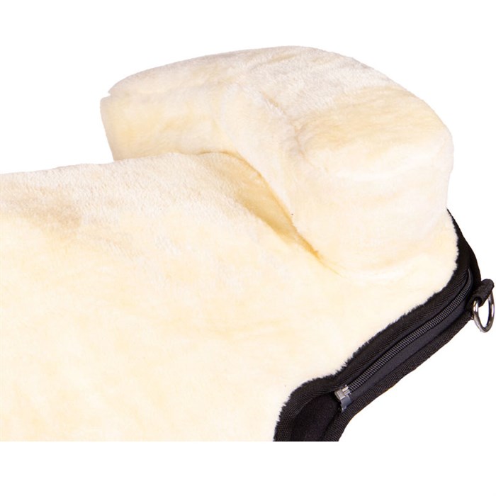 QHP Bareback Pad Super Soft - sort/natur