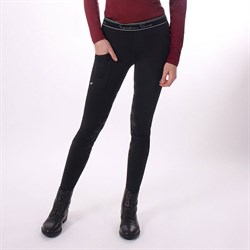 QHP ridetights "Eden" m. fuldgrip - sort