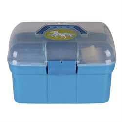 QHP striglekasse "Pony Power Grooming Box" - Sky Blue