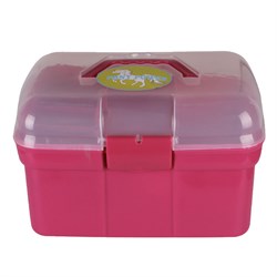 QHP striglekasse "Pony Power Grooming Box" - Fuchsia