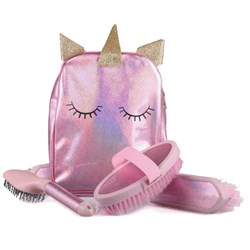 QHP strigletaske Grooming Bag Unicorn - Powder Pink