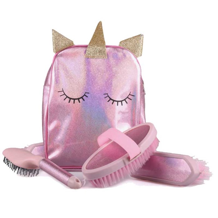 QHP strigletaske Grooming Bag Unicorn - Powder Pink