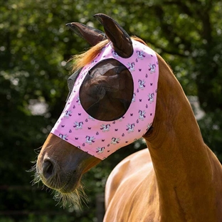 QHP fluemaske "Super Bug" - Unicorn Pink