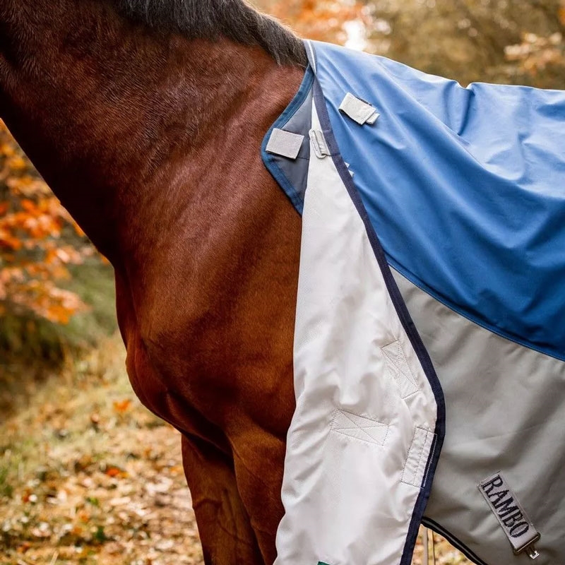 Horseware Rambo Autumn Series Disc Turnout dækken 0g. - navy