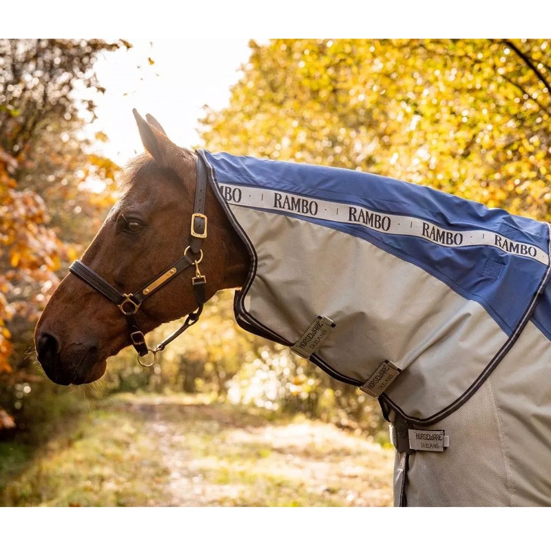 Horseware Rambo Autumn Series Disc Turnout dækken 0g. - navy