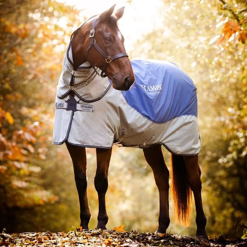 Horseware Rambo Autumn Series Disc Turnout dækken 0g. - navy