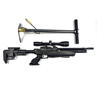 Reximix Luftgevær Tomenta lite 4,5 m, med 4-12x40 optik og pumpe